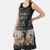 世モダン界最高のパパ写真コラージュ エプロン (インサイチュ)