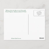 世リラックス界のトップ:山誌アーカンソー ポストカード (裏面)