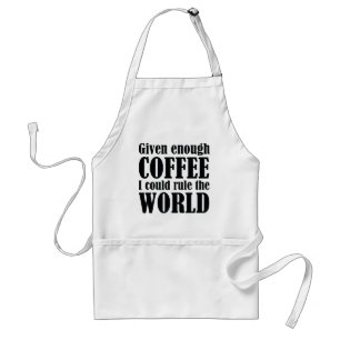 世与え界を支配するには十分なコーヒー スタンダードエプロン