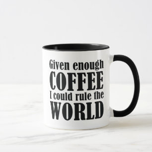 世与え界を支配するには十分なコーヒー マグカップ