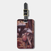 世代が交わる，古いエルサレム ラゲッジタグ (正面縦)