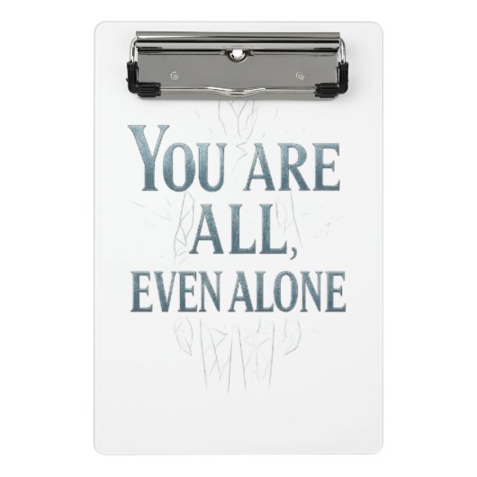 世代のインスピレーション ミニクリップボード (正面)