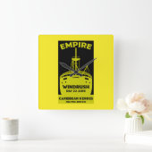 世代のウインドラウシュ スクエア壁時計 (ホーム)