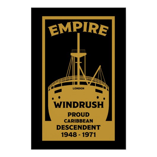 世代のWindrush黒い履歴 ポスター (正面)