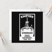 世代のWindrush Tシャツ カード (正面/裏面インサイチュ)