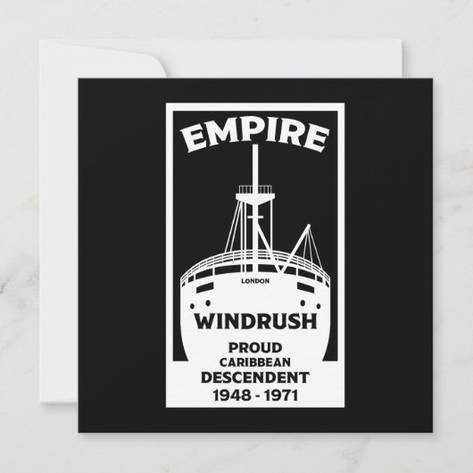 世代のWindrush Tシャツ カード (正面)