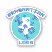 世代損失 シール (正面)