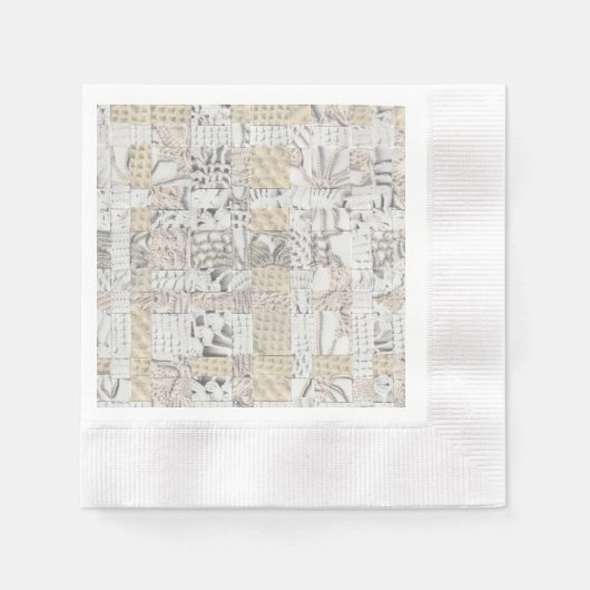 世代/白 縁ありカクテルナプキン (正面)