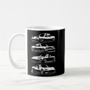 世代。MX5ミアタ コーヒーマグカップ