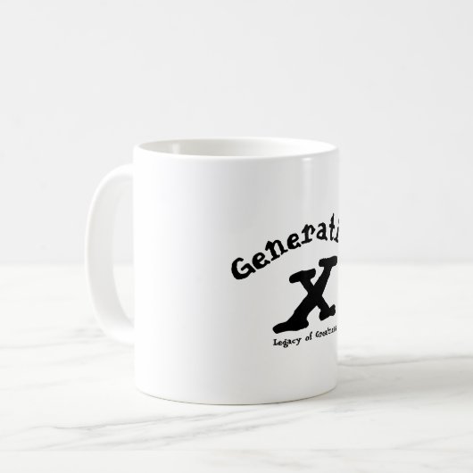 世代Xマグカップ コーヒーマグカップ (正面左)