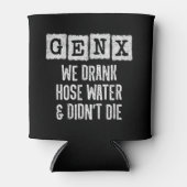 世代X世代Xホース水世代X世代おもしろいX世代 缶クーラー (正面)