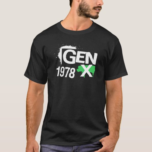 世代X世代X 1978 Tシャツ (正面)