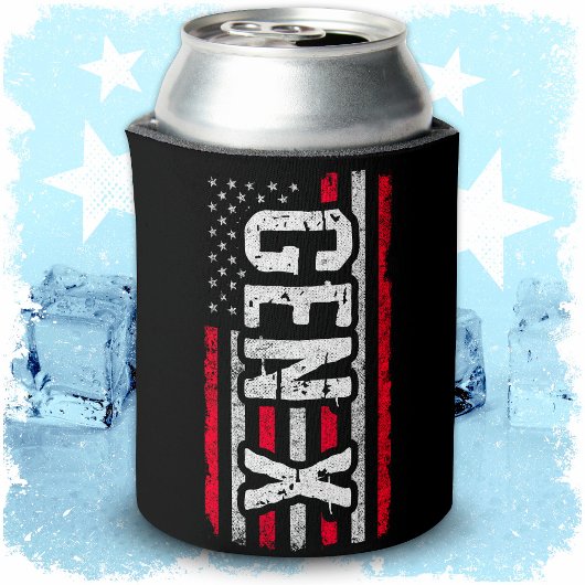世代X世代Xerアメリカ国旗誇りを持ったX世代 缶クーラー
