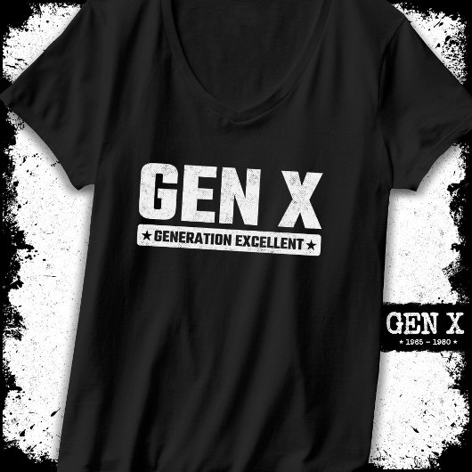 世代X世代Xer世代Excellent世代X Tシャツ