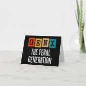 世代X世代Xer世代X世代Feral世代 カード (正面)