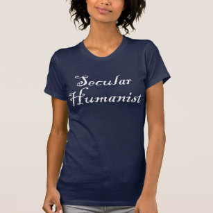 世俗的なヒューマニストの女性のワイシャツ Tシャツ