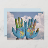 世俗的な手はがき ポストカード (正面/裏面)