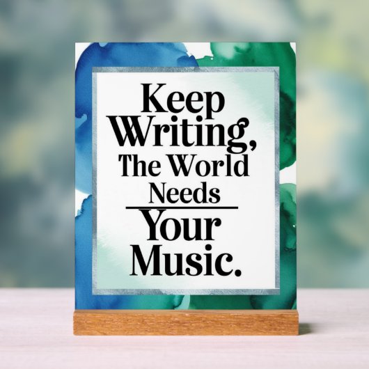 世保界は君の音楽を必要としている アクリルサイン (ニュートラル)