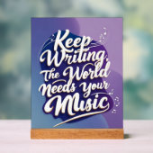 世保界は君の音楽を必要としている アクリルサイン (ニュートラル)