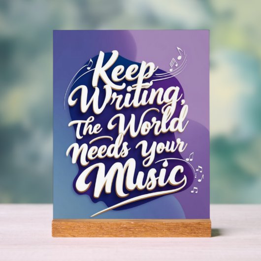 世保界は君の音楽を必要としている アクリルサイン (ニュートラル)