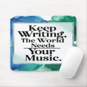 世保界は君の音楽を必要としている マウスパッド (マウス)