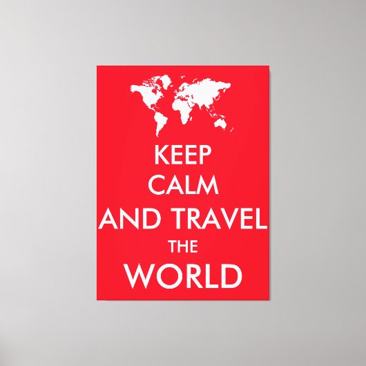 世保界を静かに旅する キャンバスプリント (正面)