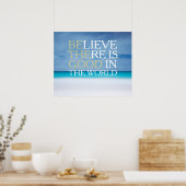 世信じ界に善あり感動的 ポスター (キッチン)