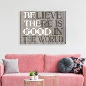 世信じ界の画布は好い キャンバスプリント (インサイチュ (リビング))