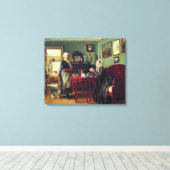 世帯会話(Konstantin Makovsky著) キャンバスプリント (インサイチュ (ウッドフロア))