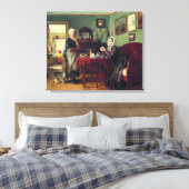 世帯会話(Konstantin Makovsky著) キャンバスプリント (インサイチュ (寝室))