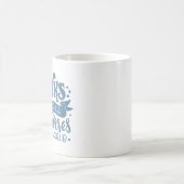 世感謝してい界のすべてのナースに コーヒーマグカップ (中央)