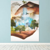 世救界 キャンバスプリント (インサイチュ (ウッドフロア))