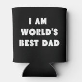 世最高の界おもしろいパパ父の日ミニマル 缶クーラー (裏面)