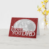 世最高の界のカスタマイズ可能なカードのパパ カード (黄色い花)