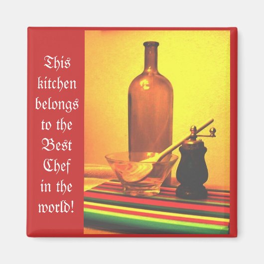 世最高の界のシェフ マグネット (正面)