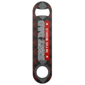 世最高の界のパパアーガイル パターン(の模様が)ある スピード栓抜き (正面)