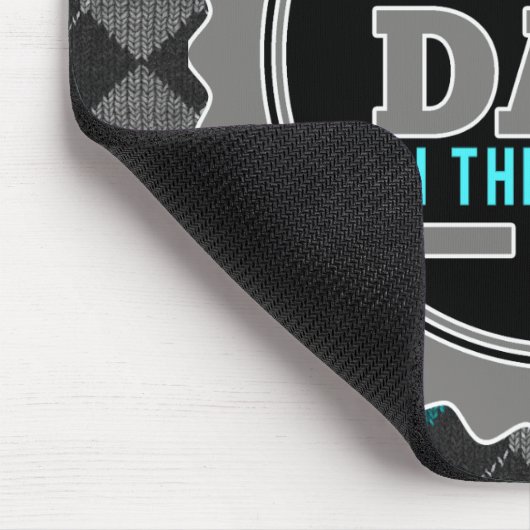 世最高の界のパパアーガイル パターン（の模様が）ある マウスパッド (コーナー)