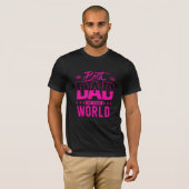 世最高の界のパパ愛のパパ Tシャツ (正面フル)