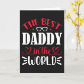 世最高の界のパパ カード (黄色い花)