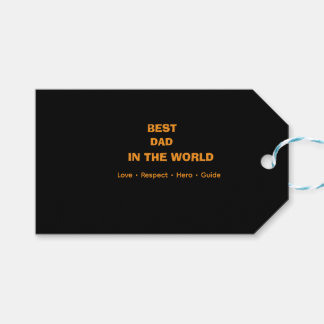 世最高の界のパパ ギフトタグ
