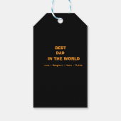 世最高の界のパパ ギフトタグ (裏面)