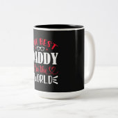 世最高の界のパパ ツートーンマグカップ (正面右)