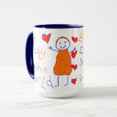 世最高の界のパパ マグカップ (正面左)