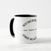 世最高の界のパパ マグカップ (正面左)