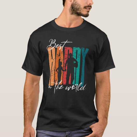 世最高の界のパパ Tシャツ (正面)