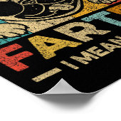 世最高の界のファーター私は父メンス父の日を意味する ポスター (角)