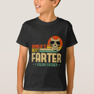 世最高の界のファーター私は父メンス父の日を意味する Tシャツ