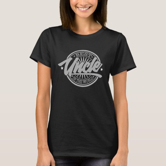 世最高の界の叔父 Tシャツ (正面)