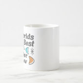 世最高の界の姑レトロ コーヒーマグカップ (中央)
