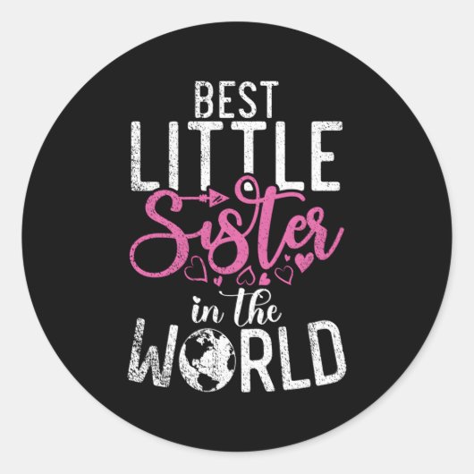 世最高の界の小さな妹 ラウンドシール (正面)